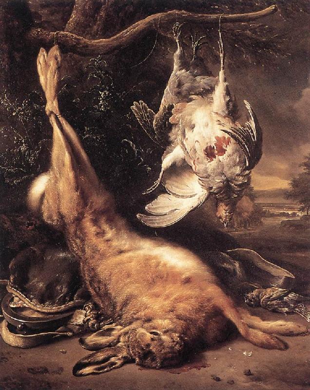 WEENIX, Jan Dead Hare and Partridges Sweden oil painting art
